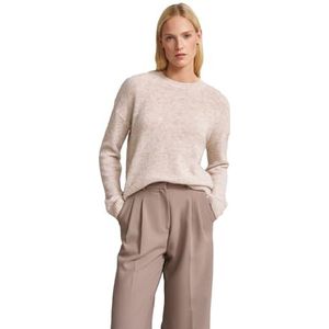 Gebreide Trui - Beige - Alpaca-Wolmix - Lange Mouwen