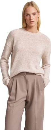 Gebreide Trui - Beige - Alpaca-Wolmix - Lange Mouwen