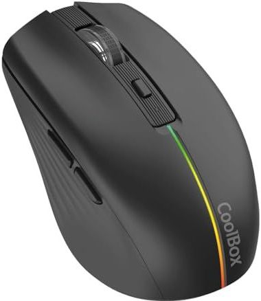 CoolBox - W01 - Wireless Muis - Zwart - 1600 dpi