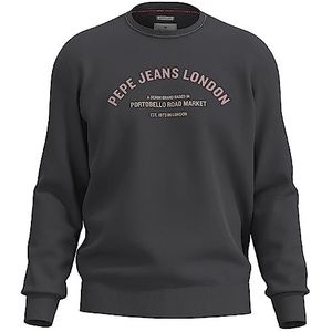 Pepe Jeans Medley Crew Sweatshirt voor heren, Grijs (Thunder), XS