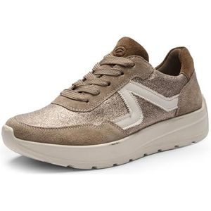Ara - New York - Sneakers - Beige - Glitters - Sleehak