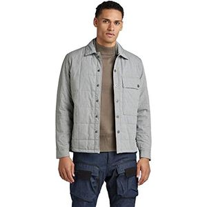 G-STAR RAW Postino Quilted Overshirt voor heren, Veelkleurig (Correct Winter Grey Htr D20161-c903-3800), M