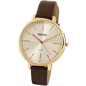 Secco Dameshorloges model dames analoog horloge S A5038,2-432 merk, zilverkleurig
