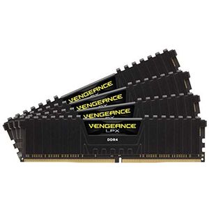 Corsair Vengeance DDR4 3600 MHz C19 XMP 2.0 High Performance Desktop werkgeheugen Kit 4 x 8 GB zwart
