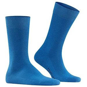 FALKE Heren Sokken Sensitive London M SO Katoen Met comfort tailleband 1 Paar, Blauw (Sapphire 6055) nieuw - milieuvriendelijk, 43-46