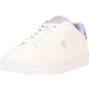 FILA Crosscourt 2 Nt Teens Sneakers voor kinderen, uniseks, White Viola, 39 EU Weit