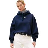 TOMMY HILFIGER - Classic - Sweatshirt - Navy / Wit - Oversized
