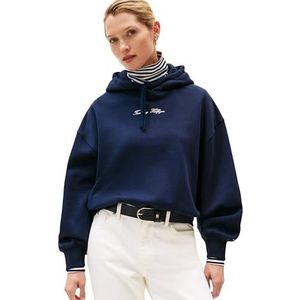 TOMMY HILFIGER - Classic - Sweatshirt - Navy / Wit - Oversized