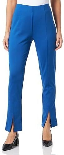ICHI Dames IHKATE Trend PA9 vrijetijdsbroek, 194057/True Blue, S, 194057/True Blue, S