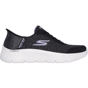 Skechers Dames GO Walk Flex Kaylee Sneaker, zwart, 7 UK, Zwart, 40 EU