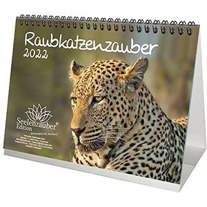 Seelenzauber Big Cat Magie DIN A5 Bureaukalender Voor 2022 Verschillende Grote Katten