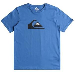 Quiksilver Jongens Comp Logo Ss Youth T-shirt, nebulas-blauw, 12 Jaar