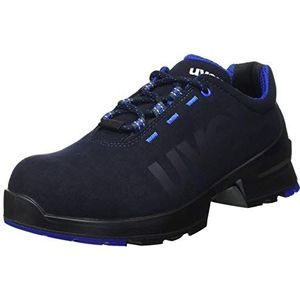 Uvex Lage schoen voor volwassenen, uniseks, 8534/8 maat 42 PU zool lage schoen S2 SRC W11, blauw, EU