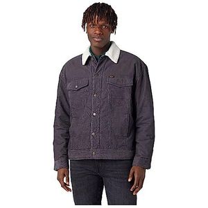 Wrangler AnFit-sherpa-jas voor heren, ZWART VERVAG, L