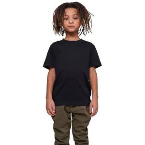 Build Your Brand Jongens T-shirt, zwart, 122/128 cm