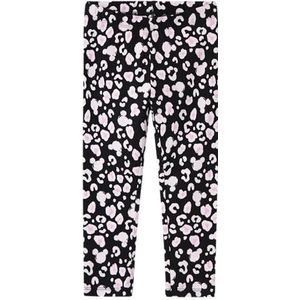 NAME IT Nmfjisa Minnie Wdi leggings voor meisjes, zwart, 92