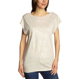 ESPRIT Dames T-Shirt Comfort Fit, G01611, beige (279 Seashell Mel), 34