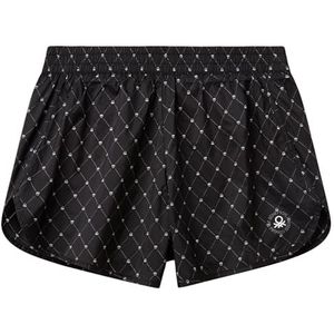 United Colors of Benetton Shorts voor dames, Zwart, XS