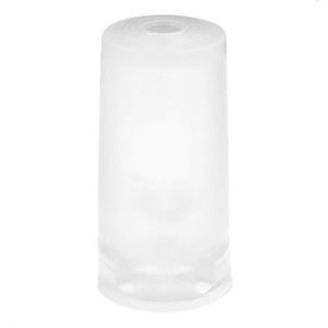 WAGNER Vloerdeurstopper/wanddeurstopper VULKANO BIG - diameter Ø 45 x 75 mm, buffer van hoogwaardig rubber, transparant, om te schroeven - Made in DE - 15525021