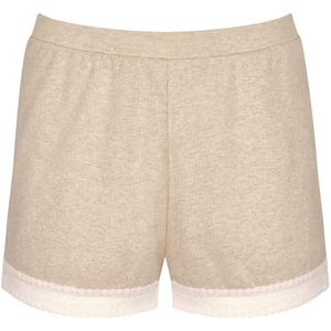 Sloggi Go Ribbed Short Pyjama-broekje voor dames, Grey Combination, XL