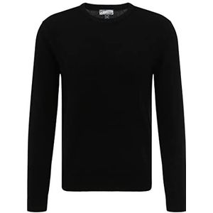 acalmar Heren kasjmier pullover 37705284-AC01, zwart, S, zwart, S