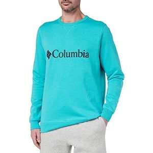 Columbia herenfleece met ronde hals, M Columbia-logo