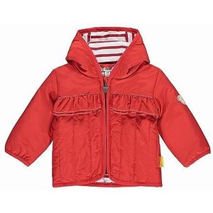 Steiff Babymeisje sweatjack met capuchon jas, True Red, 56, true red, 56 cm