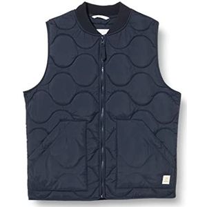 MUSTANG Heren Style Dennis Light Padded Vest, Outer Space 5330, M