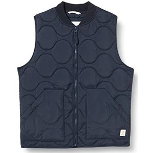 MUSTANG Heren Style Dennis Light Padded Vest, Outer Space 5330, XXL