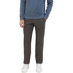 TOM TAILOR Travis Regular Fit Chino broek voor heren, van katoen, 34440-grey zigzag minimal, 32W / 34L