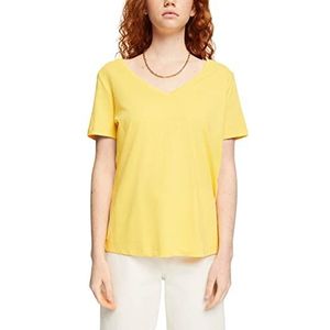 edc by ESPRIT T-shirt voor dames, 750/geel, XXL