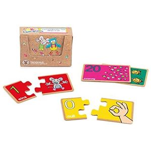 TRENDHAUS ABC Champions 956347 Educatief spel met cijfers van 0-20, educatief speelkaarten voor kinderen vanaf 4 jaar, 10 cm x 4 cm x 6,5 cm