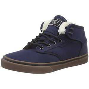 Globe Motley Hoge sneakers voor volwassenen, uniseks, Blauw 13210 Navy Ash Bont, 40.5 EU