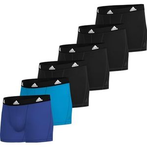Adidas Boxershorts voor heren, verpakking van 3 stuks, comfortabele katoenen onderbroeken (maat S - 3XL), Meerkleurig, XL