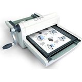 Sizzix 660550 Big Shot Pro Machine met standaard accessoires, wit/grijs, Geschikt voor A3 papier.,Wit