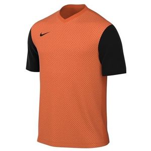 Nike Heren Short Sleeve Top M Nk Df Tiempo Prem Ii Jsy Ss, Veiligheid Oranje/Zwart/Zwart, DH8035-819, S
