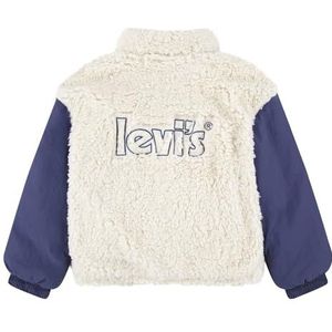Levi's Kids LVG BOXY FIT SHERPA JKT, Antiek Wit, 12 jaar