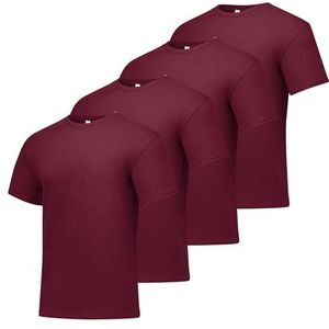 Hanes Overhemd voor heren, Kastanjebruin, XL