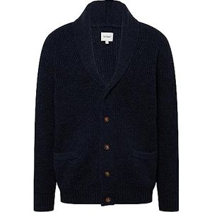 MUSTANG Heren Edgar Cardigan gebreide jas, Navy_Blazer Melange 5422, M
