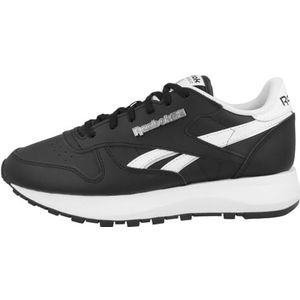 Sneakers - CLASSIC - Zwart - Leer - Vetering met 6 Gaten