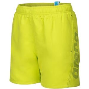 Arena Boy's Fundamentals Logo Jr Boxer R Board Shorts, Artic Lime-mangrove, 10-11 Jaar