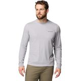 Columbia CSC Seasonal Logo LS Tee voor heren, avontuurlijk katoen, flexibel comfort, stevige kraag, duurzame manchetten