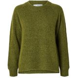 Wolmix - Jumper - Gebreide Trui - Zacht - Ronde Hals - Lange Raglanmouwen
