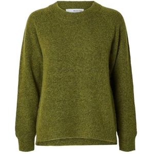 Wolmix - Jumper - Gebreide Trui - Zacht - Ronde Hals - Lange Raglanmouwen