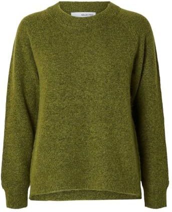 Wolmix - Jumper - Gebreide Trui - Zacht - Ronde Hals - Lange Raglanmouwen