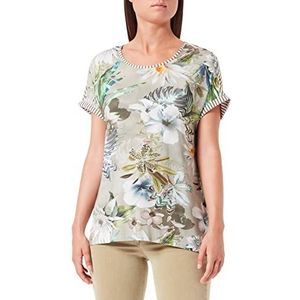 Betty Barclay basic shirt dames, Groen-Light Blauw, 48