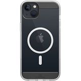 Black Rock - Hoes Mag Air Case geschikt voor Apple iPhone 14 Plus I telefoonhoes MagSafe compatibel, transparant, dun, zwart