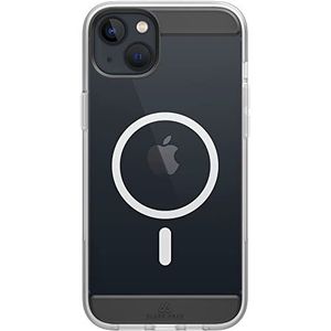 Black Rock - Hoes Mag Air Case geschikt voor Apple iPhone 14 Plus I telefoonhoes MagSafe compatibel, transparant, dun, zwart