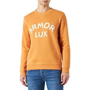 Armor Lux RDC-sweatshirt Héritage Bio, Rusty/Armor, maat L voor heren, Rusty/Armor, L/Tall