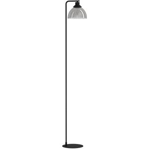 Beleser staande lamp zwart zwart-transparent L: 26cm B: 20.5 cm H: 150,5cm
